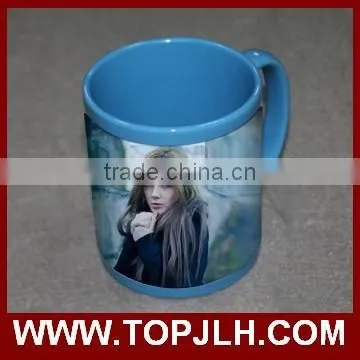 Grade A porcelain coffee mug heat transfer logo printed tea cups