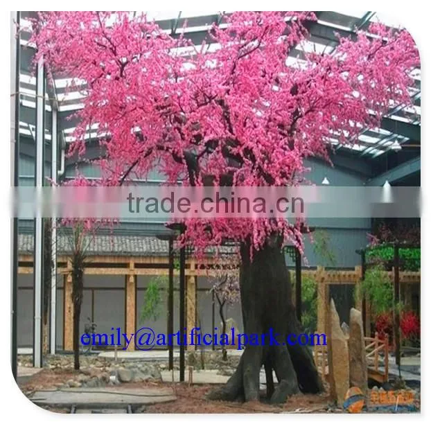 artificial cherry blossom tree for outdoor decoration in factory price