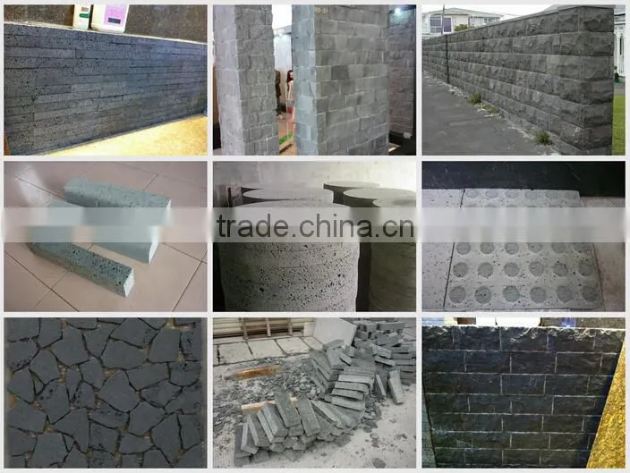 Factory price Hainan black natural basalt stone for indoor wall