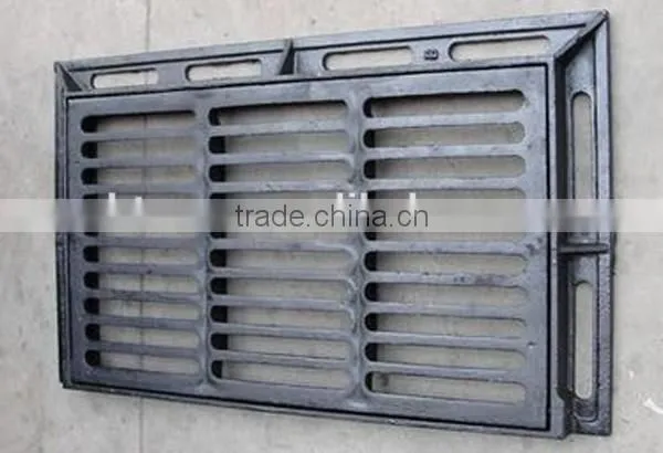 Light Duty Ductile Cast Iron Rectangular Manhole Cover for road sewerage system usages