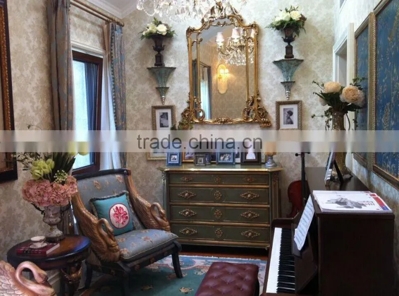 Baroque style frame with handmade oil painting