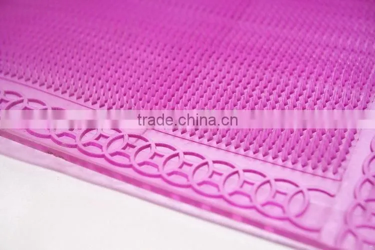 Economic professional pvc foam bath mat non-slip pvc mat