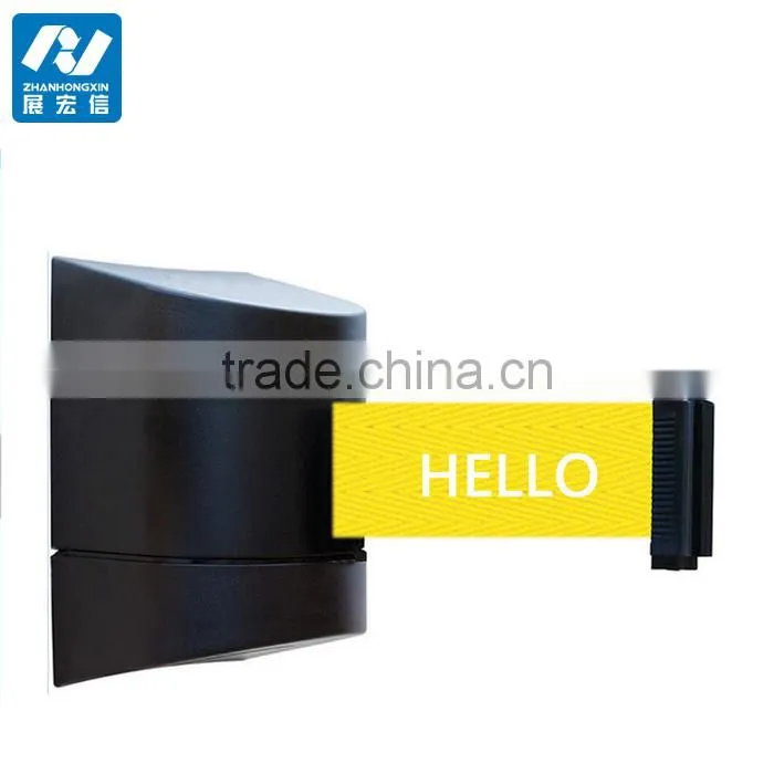 Modern design best-selling wall mounted retractable belt stanchion