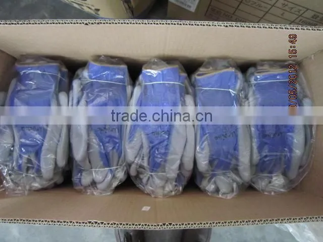 Nylon Polyster Liner With PU Coated On Plam And Fingers