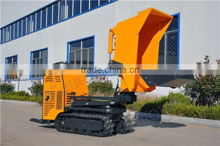 Garden Mini Track Dumper With Rubber Crawler