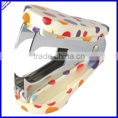 Multi function double lines teeth office staple remover