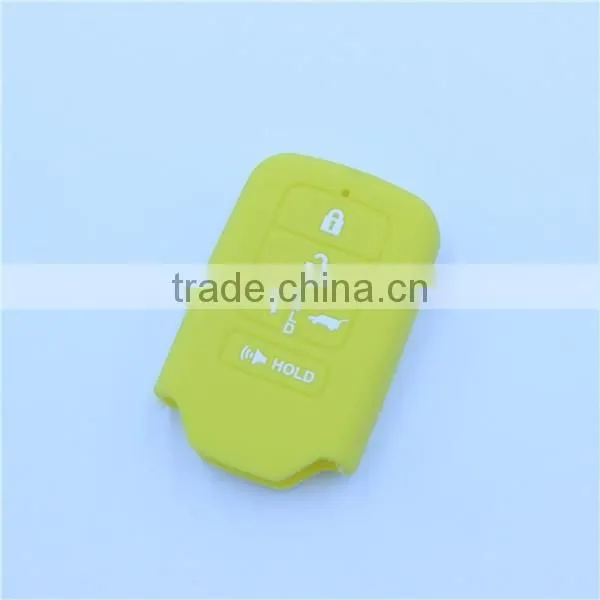 fda silicone rubber car key holder bag for honda 5 buttons in stock