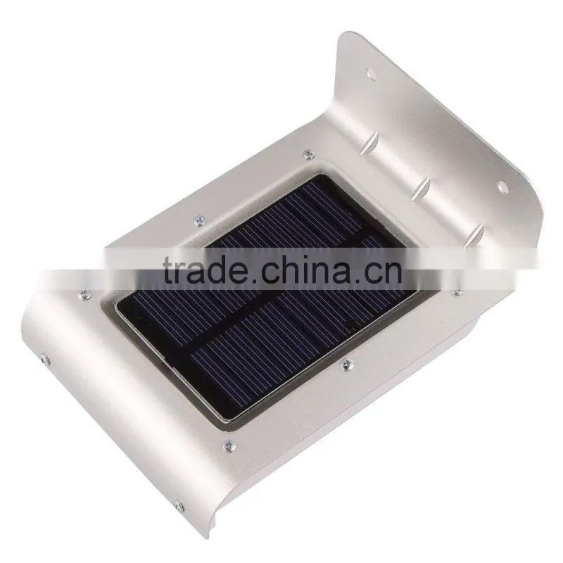 16 LED PIR Motion Sensor Solar Security Light Lamp Garden Outdoor Rechargeable