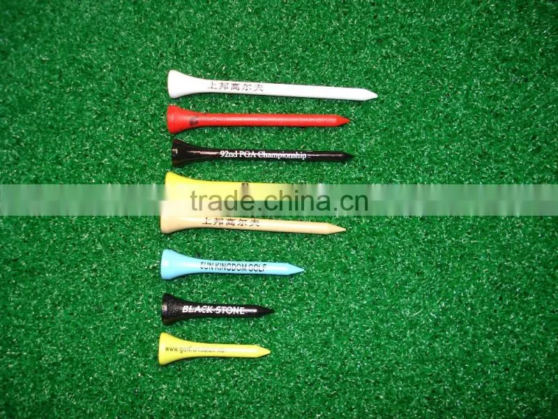 Golf quality Printing Logo Golf tee wooden tees