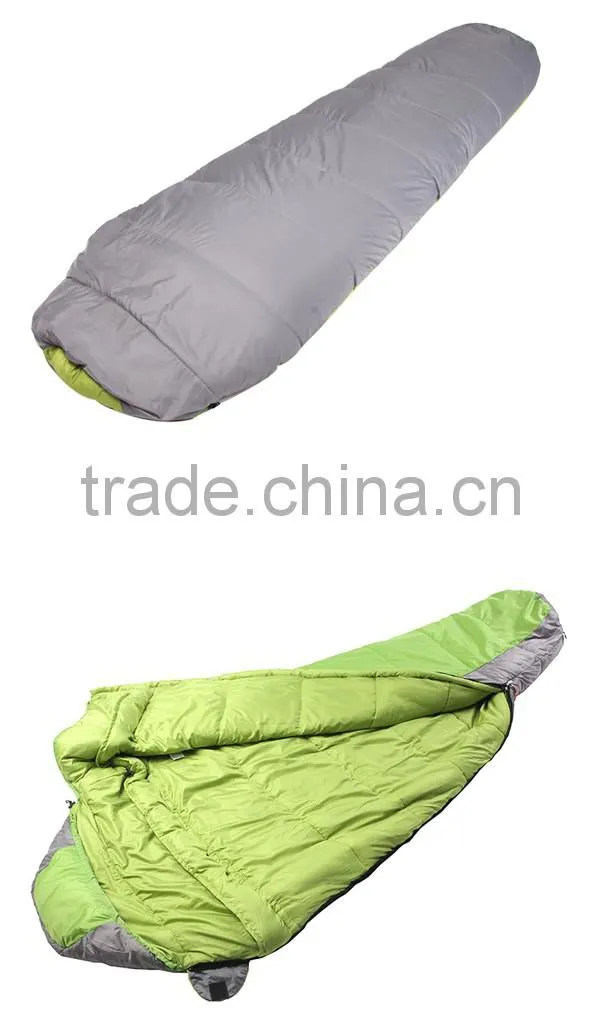 High quality with cold protection collar adjustable wateproof outdoor camping sleeping bag WR-WP