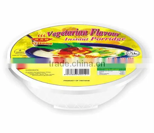 High Quality Bowl Instant Porridge 50g With Vegetarian Flavour - Thien Huong Food JSC
