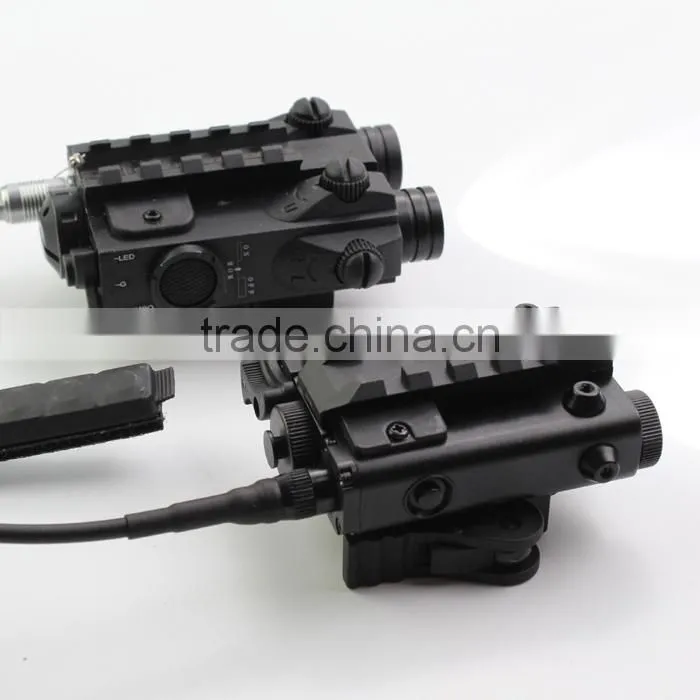 New Military Standard Compact Square Design Tactical ES-FX103-LG green laser sight with led flashlight Combo (FDA certified)