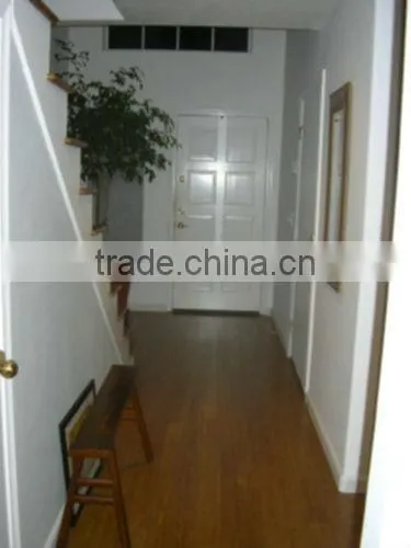 strand woven bamboo stair nose