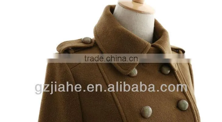 2012 new fashion coat design for lady