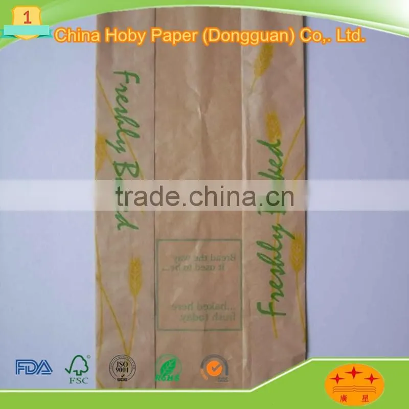 brown kraft food packaging paper