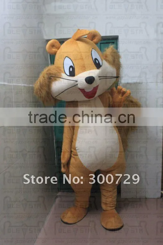 2012 squirrel mascot costume for party NO.2038