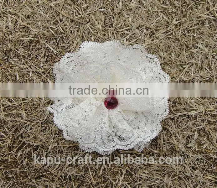 Hot sale plastic crystal flower headband for sale