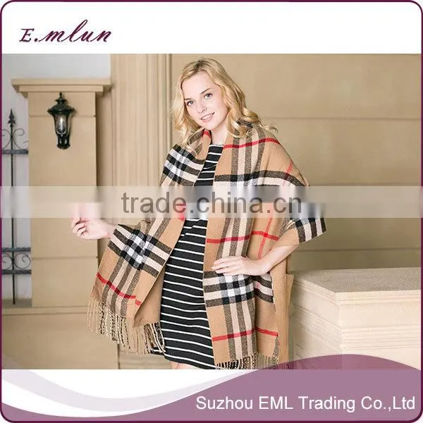 Fashion vantage knitted cashmere shawl