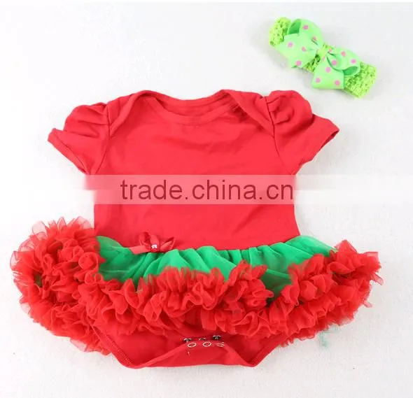 wholesale Christmas Printed Cheap Infant Clothing Rompers