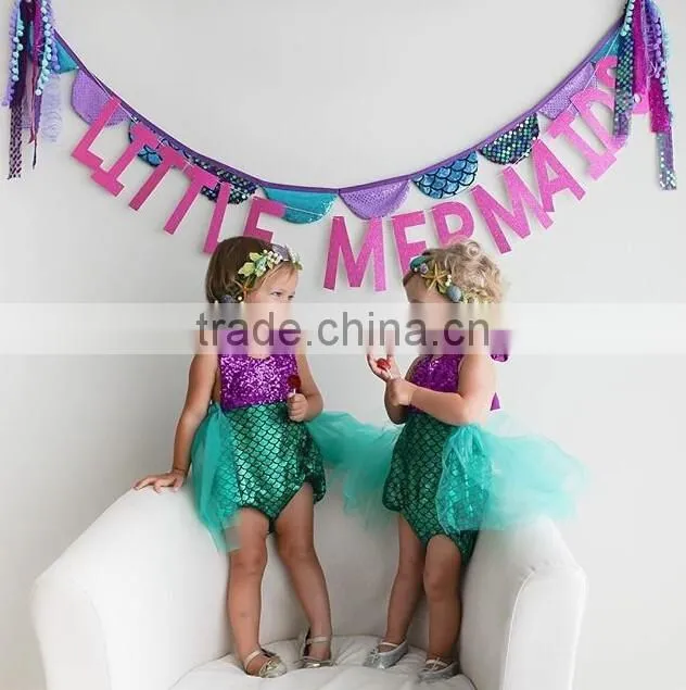Swimmable Mermaid Tail Costume Swimwear Princess Mermaid Bikini Swimsuit