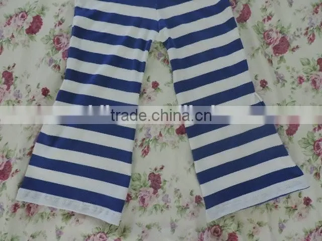 Summer new arrive toddlers clothing cool new design One-shoulder blue and white stripes cotton romper summer hot sale 2016