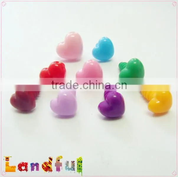 10mm Crimson Heart Nose Plastic Nose Cat Nose Amigurumi Nose