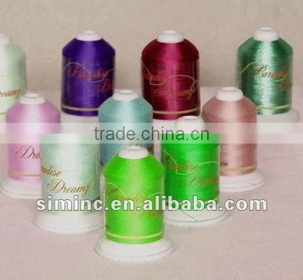 100% spun polyester sewing thread ferlctive embroidery thread