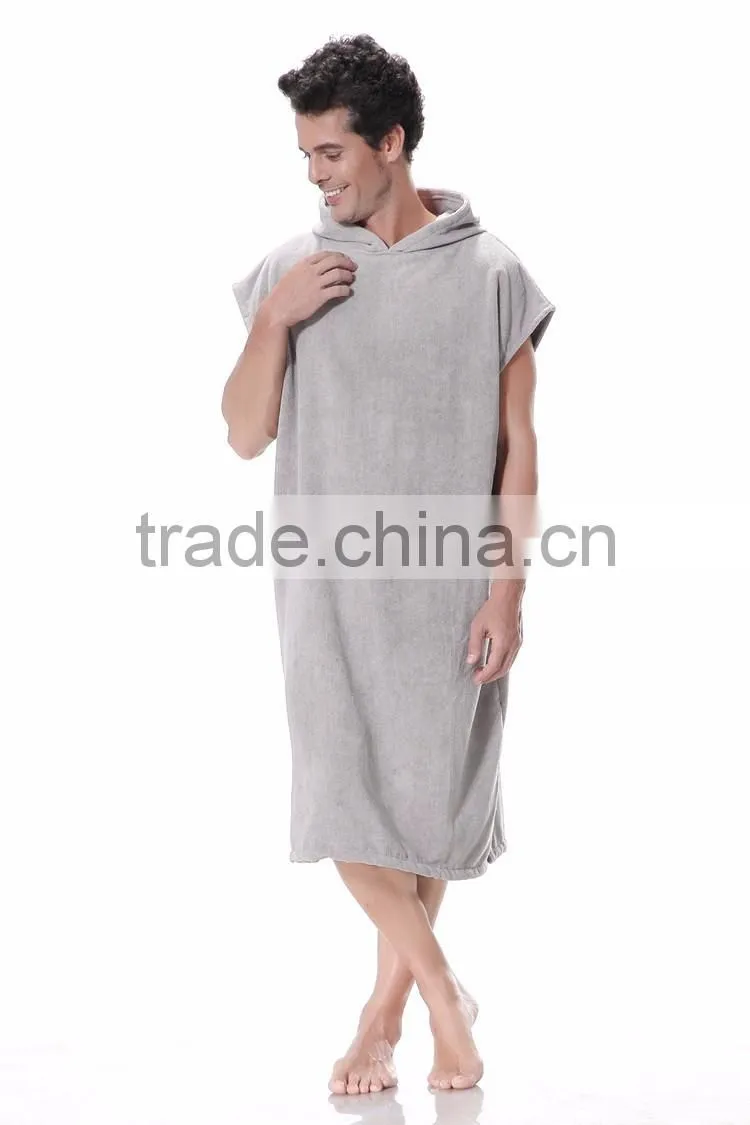 Microfiber hooded towel surf hooded poncho towel