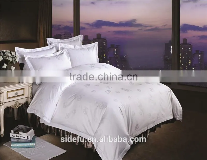 High Quality Queen Size Printed Hotel Duvet Cover Set