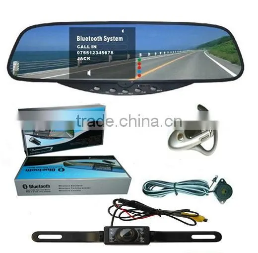 Bluetooth Rearview Mirror Car Bluetooth Handsfree