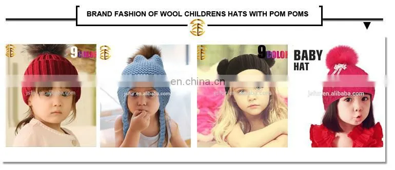 New Year Products Knit Hat With Fur Ball Colorful Girl Women Man Lovely Beanie Hat