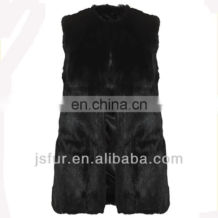China manufacturer wholesale fashion rabbit fur vest