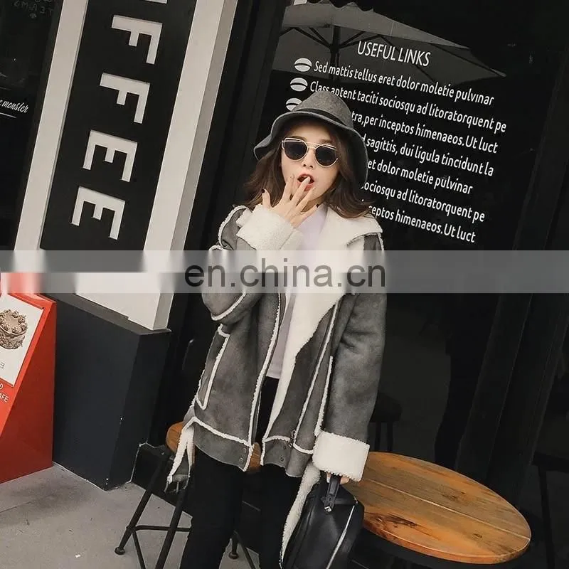Luxury Real Sheep Skin Winter Fashionable Jacket For Women