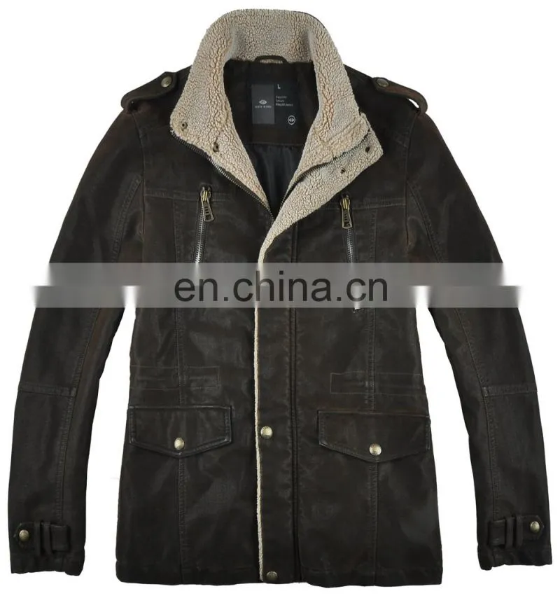 2015 lastest fashion handsome lamb leather jacket