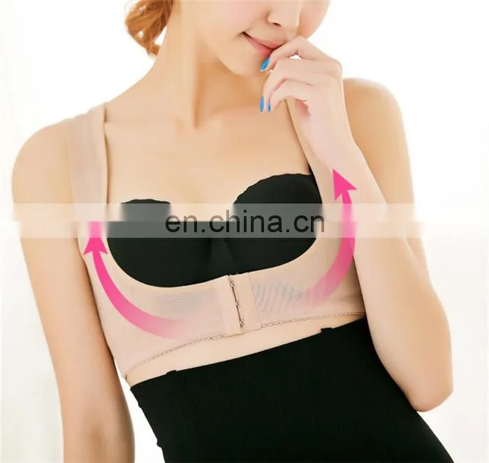 Breast up chest support belt band Posture Corrector Brace body shaping bra belt underwear