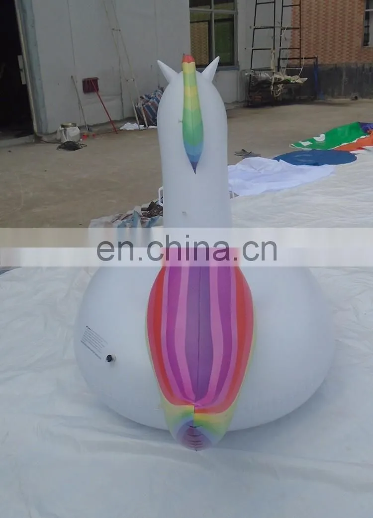 Guangzhou Factory Giant Inflatable Unicorn Pool Float Water Party Equipment