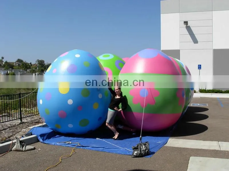 Giant inflatable easter egg for decoration