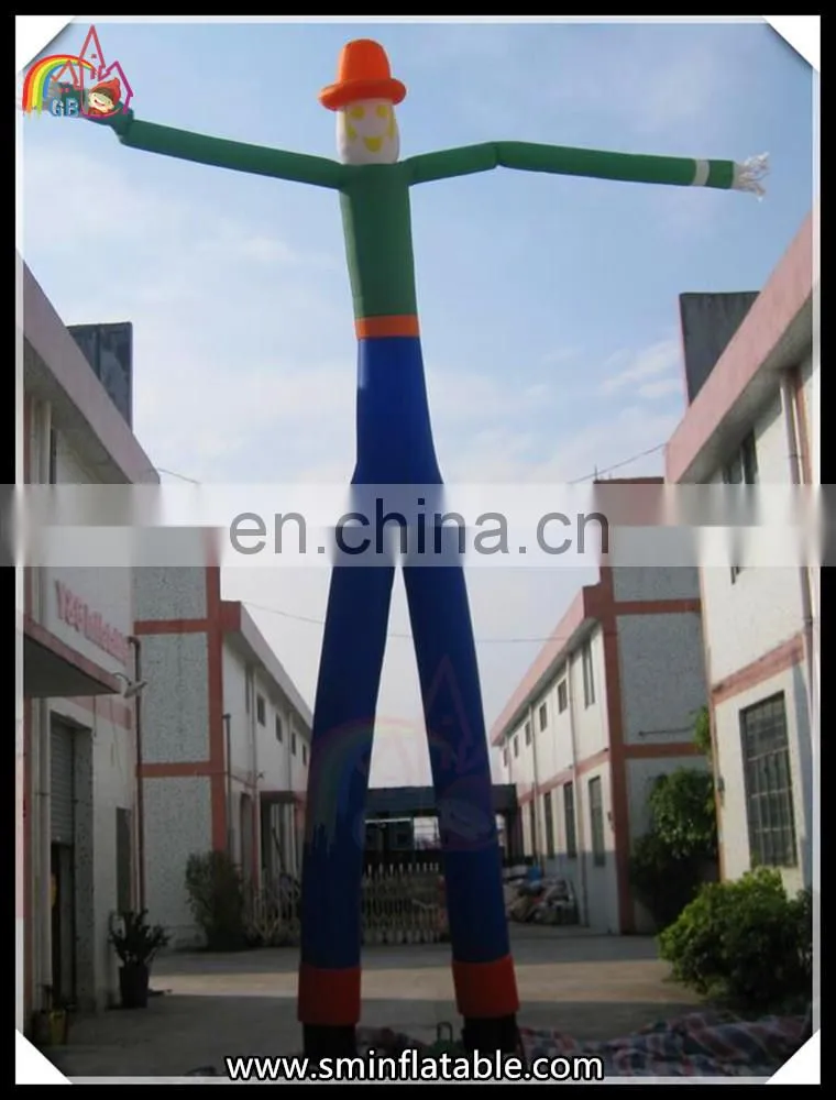 High Quality Inflatable Chirstmas Santa Claus Air Sky Dancer For Advertising