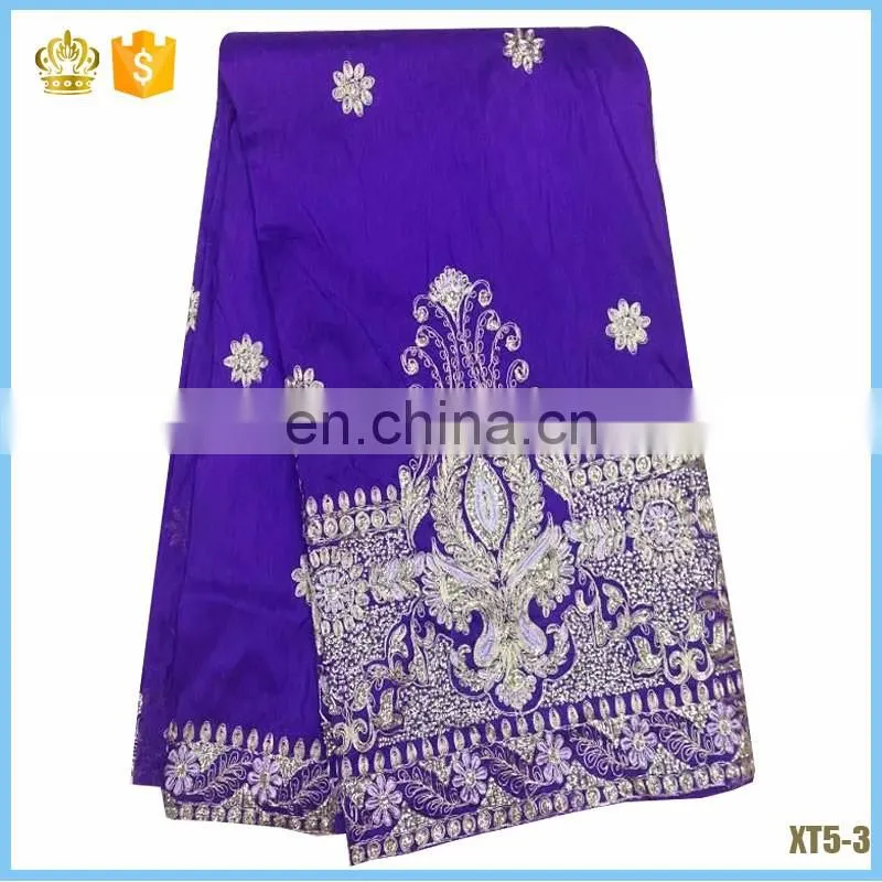 2016 Fashionable sequins george fabric/African george lace/african raw silk george lace fabric A16022307