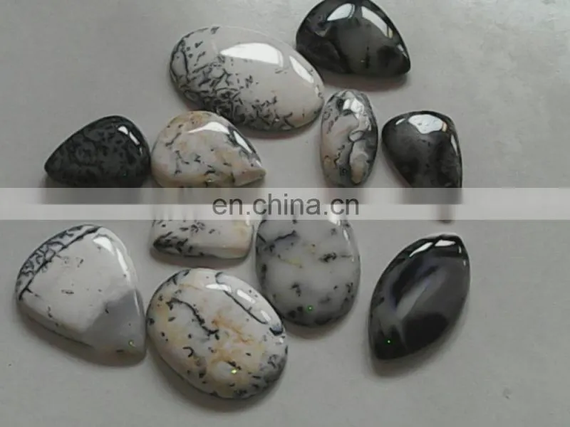 Natural Dendritic Agate Gemstone Cabochons/Gemstone Wholesale Supplier/Natural Agate Cabochon/Wholesale gemstone manufacturers