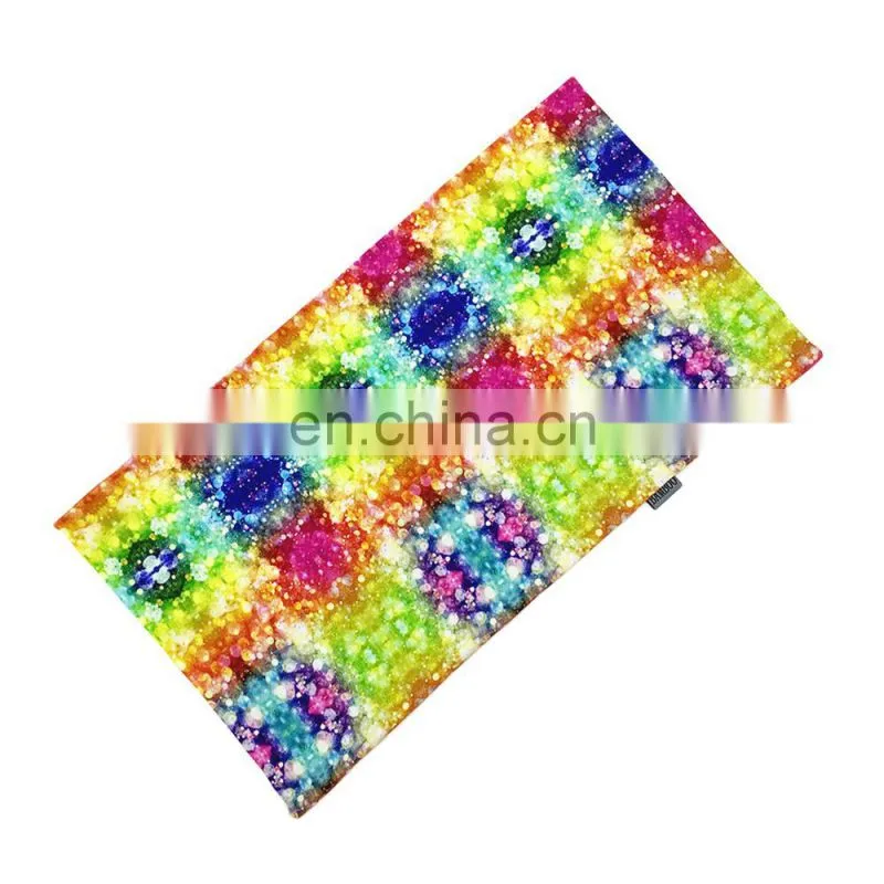 bamboo kniting fabric material 100%cotton square bandana