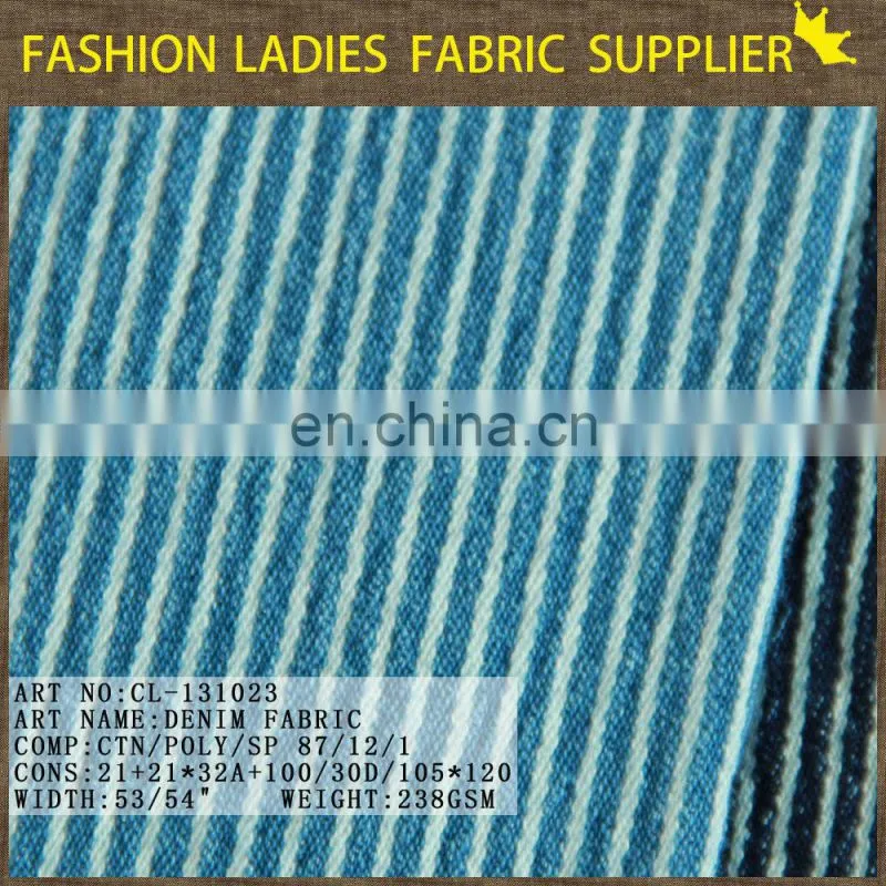 popular design jacket design fashion denim dress fabric good strench denim fabric