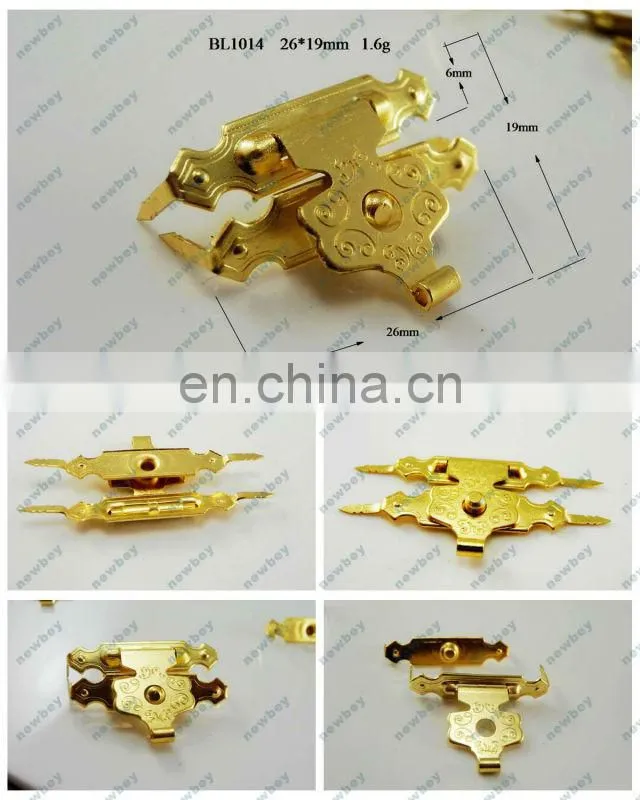Decorative cigar box hardware box latch BL1014 as box accessories