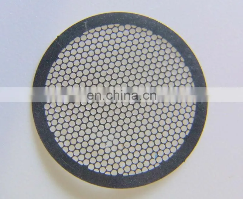 low price precision perforated metal mesh speaker grille with glue