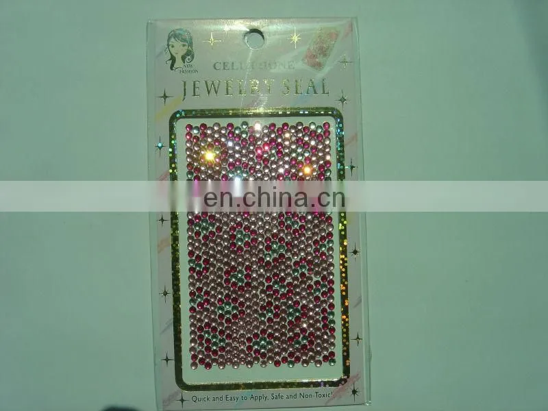 Custom flower shape Mobile sticker type acrylic stickers