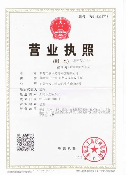 Dong Guan Aotopto Technology Co.,ltd company overview - view 1