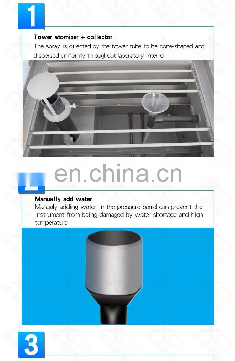Laboratory equipment salt spray test chamber