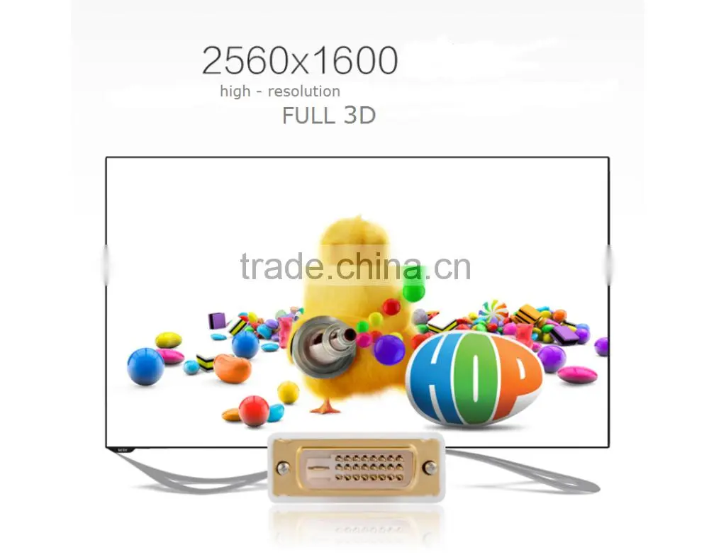 GOOD COMPATIBILITY 24+1 MALE TO MALE DVI CABLE FOR COMPUTER/TV