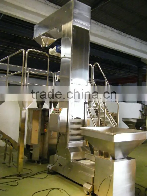 Z type bucket elevator with vibration feeder