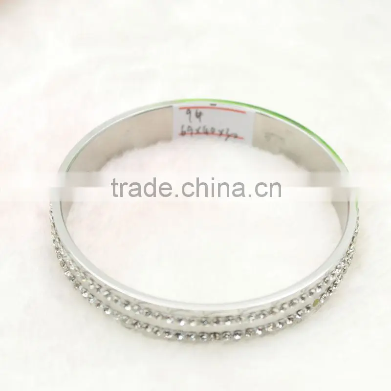 Stainless Steel Bangle with Jewelry